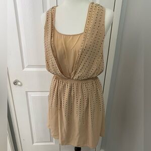 100% silk halter dress